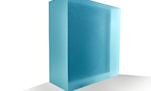 Aqua Blue Acrylic Resin Panel