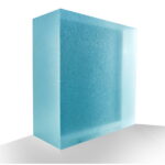 Comet Blue Acrylic Resin Panel