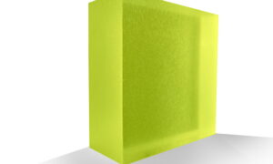 Lime Green Acrylic Resin Panel