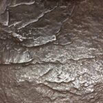 Textured Silver Liquid Metal Sheet