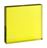 Cobalt Yellow Acrylic Resin Panel