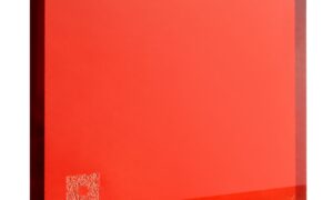 Cranberry Red Acrylic Resin Panel