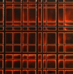 CNC MDF Resin Panel with Geometric Grid Pattern