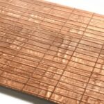 Textured Copper Resin Surface