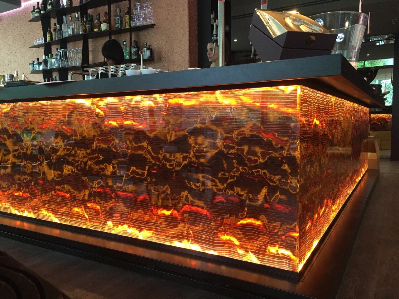 acrylic metal mesh Copper