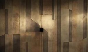 River Flow Silver Liquid Metal Sheet