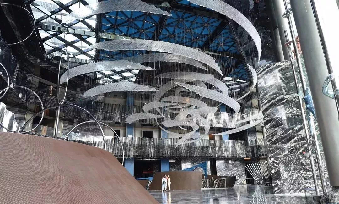 Liquid Metal Art Designs at W Hotel Xi'an