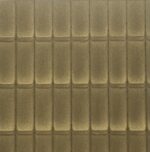Textured Resin Panel with Metallic Brick Pattern