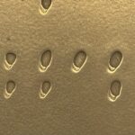 Raindrops Brass Liquid Metal Sheet
