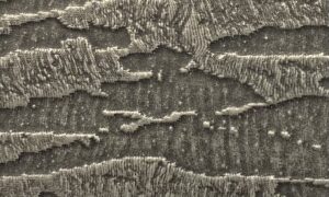 Swept Silver Liquid Metal Sheet