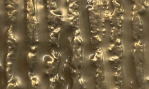 Wave Bronze Liquid Metal Sheet