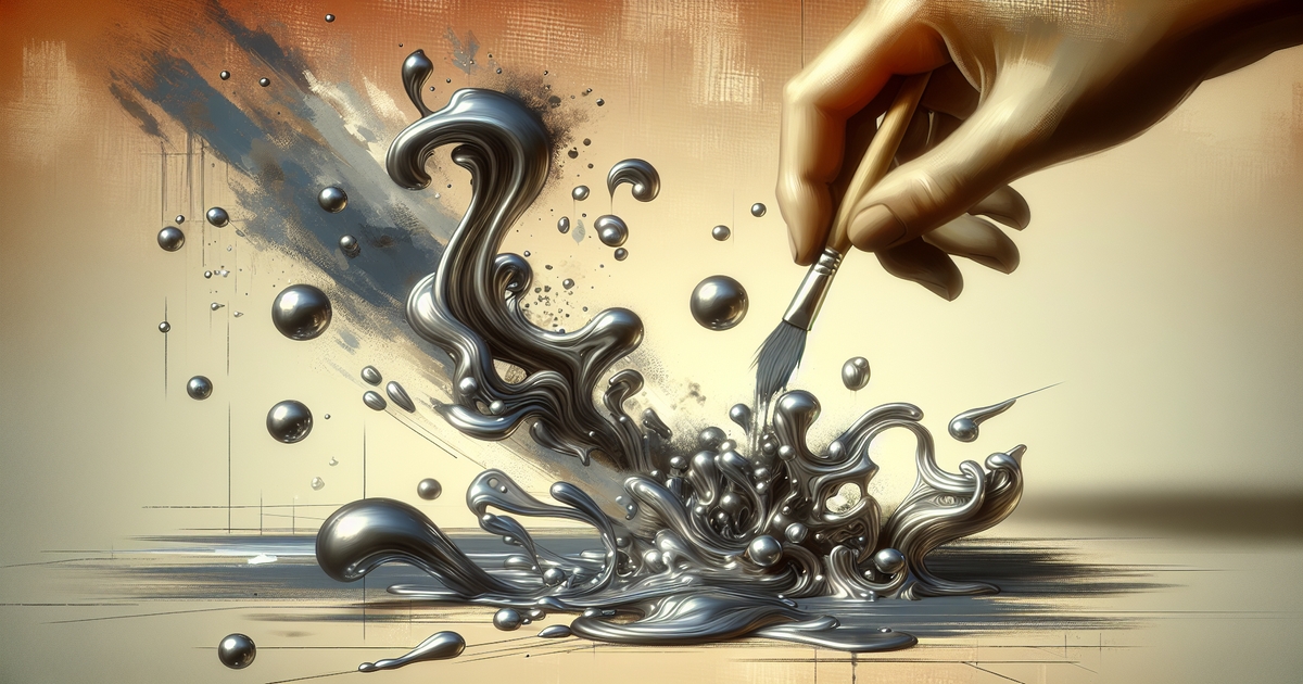 Artistic Liquid Metal Paint Applications- Techniques & Creative Ideas