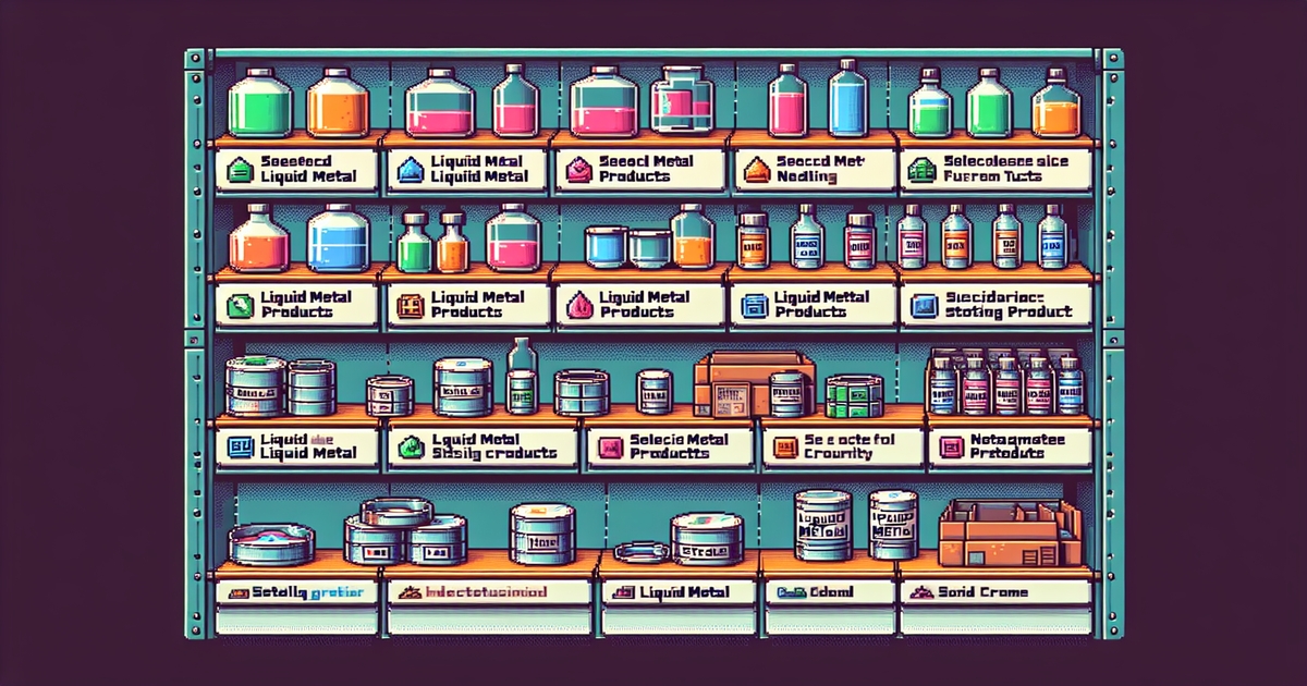 How to Select the Best Liquid Metal Products for Your Needs in 2024