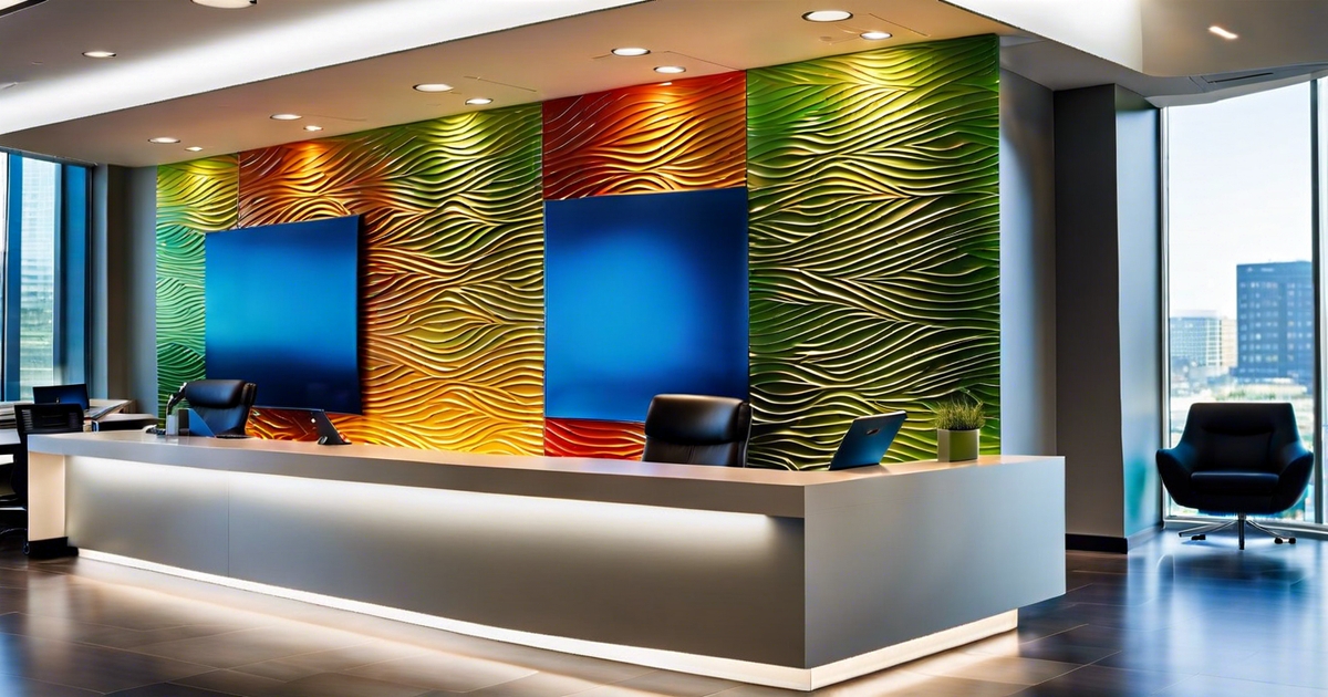 Decorative Resin Wall Panels for Offices Overview
