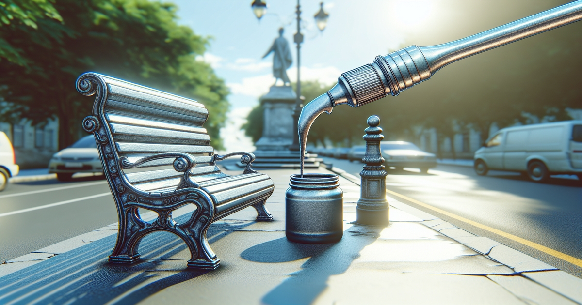 Outdoor Applications of Liquid Metal Paint