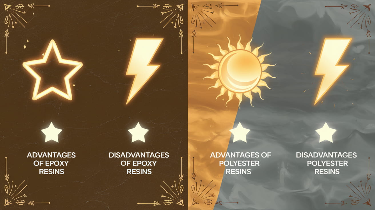 Advantages and Disadvantages of Each Resin - Polyester and Epoxy Resins-luxface.com