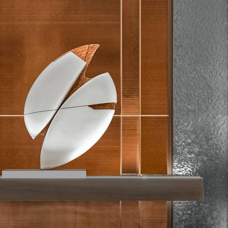 Luxsurface Wall Paneling At Reception Desk-3-luxface.com